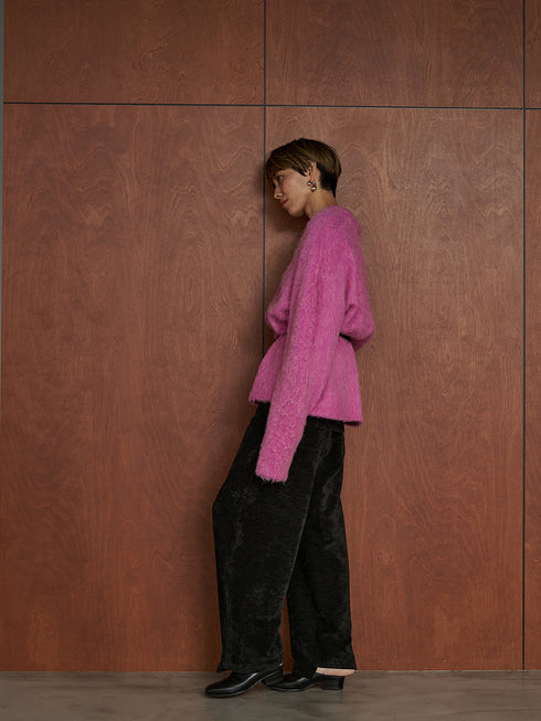 【 予約:11月中旬 】ALPACA MIX CARDIGAN /Y254-91122